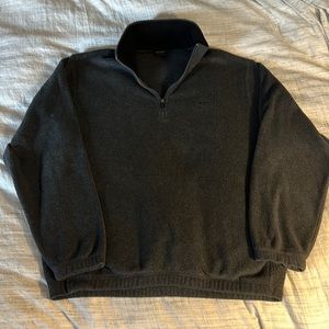 Vintage 1994 Nautica Competition Fleece quarter zip with full kangaroo pocket